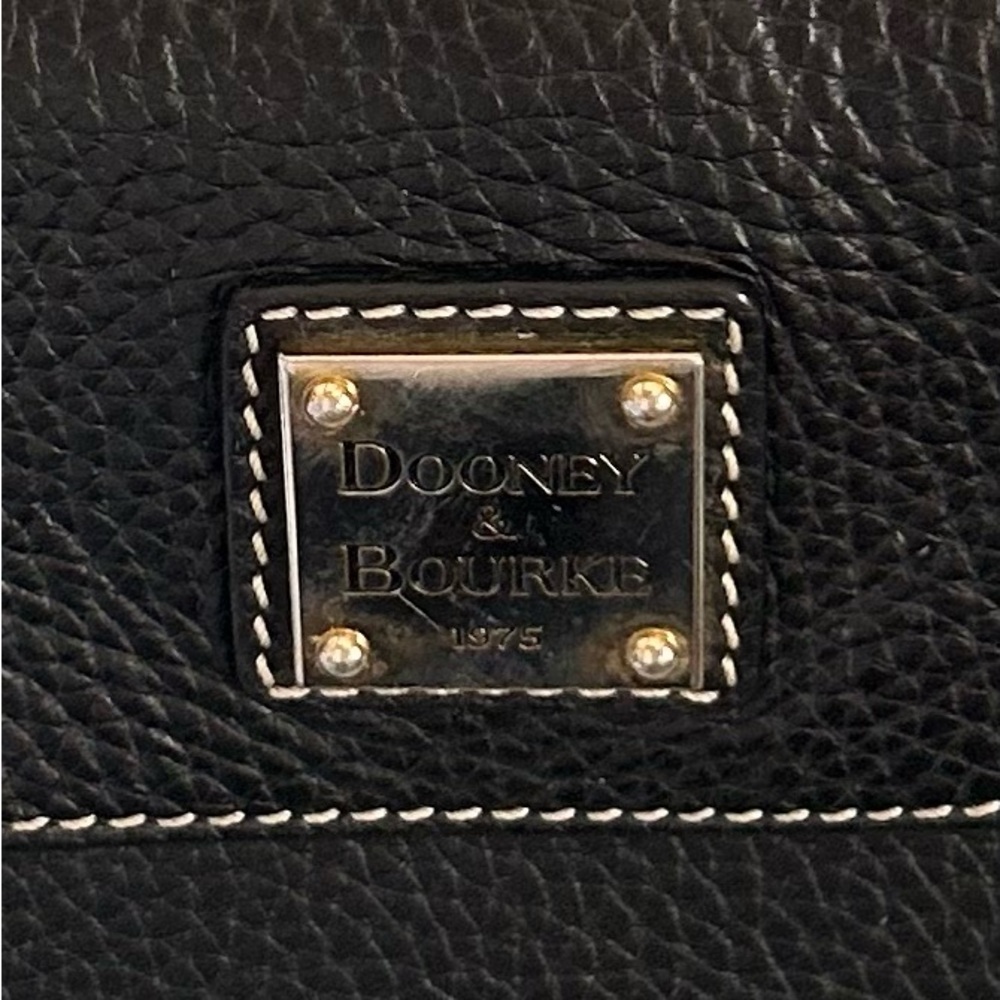 Dooney & Bourke Black Leather Bag - Picture 4 of 8